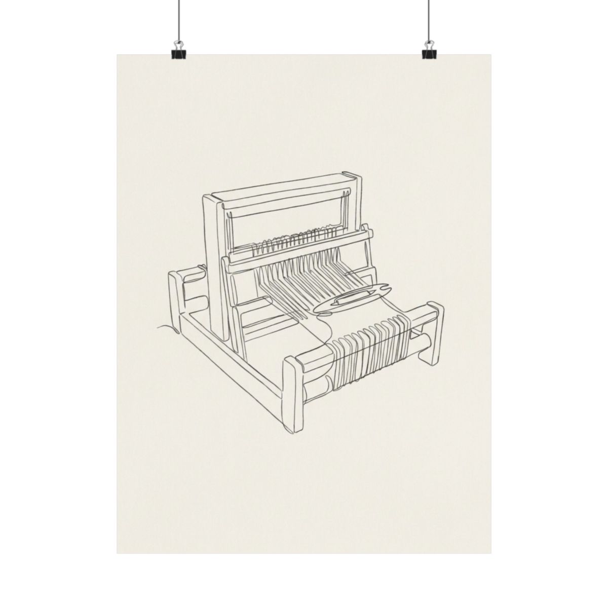 Loom in One Line — Poster