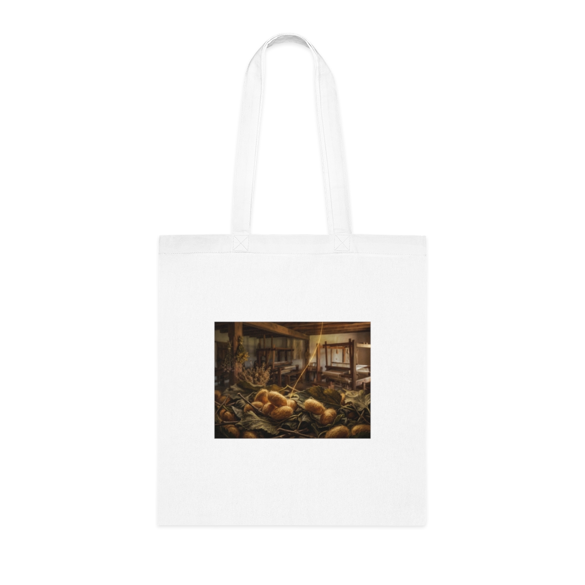 Mulberry Silk Cocoon — Tote Bag