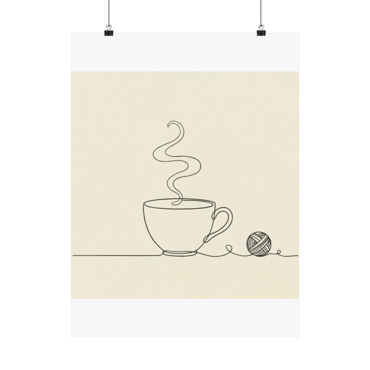 Tea & Yarn — Poster
