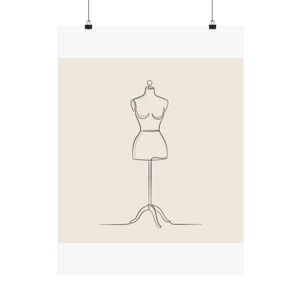 The Dress Form — Poster