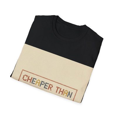 Cheaper Than Therapy — Black view