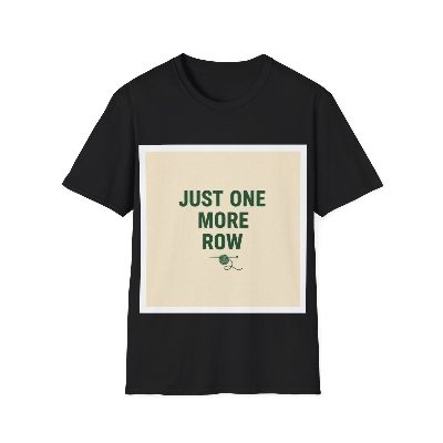 Just One More Row — Black view