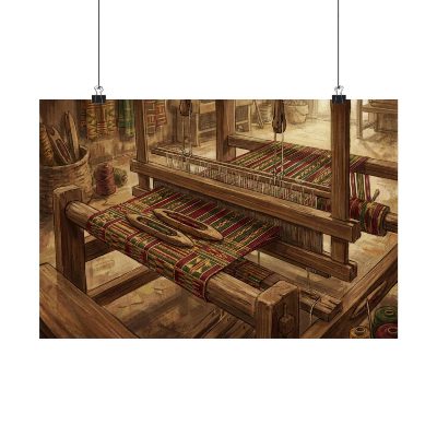 Kente Rhythm — Poster — 18″ x 12″ view