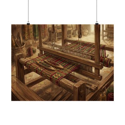 Kente Rhythm — Poster — 24″ x 18″ view