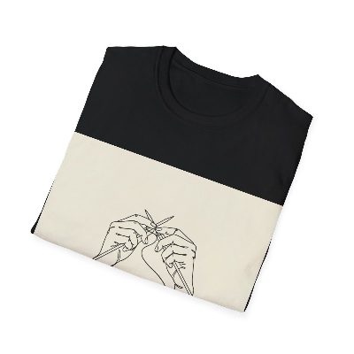 Knitting Hands — Black view