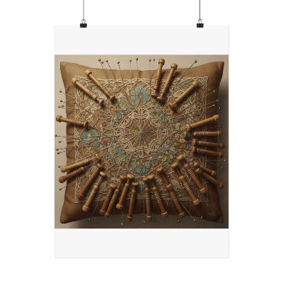 Lace Bobbins — Poster