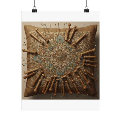 Lace Bobbins — Poster — 11″ x 14″ view