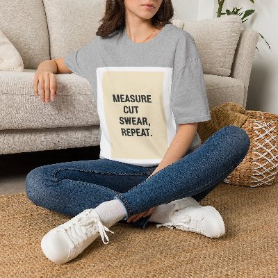 Measure, Cut, Swear, Repeat — Sport Grey view