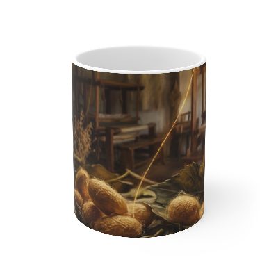 Mulberry Silk Cocoon — Mug