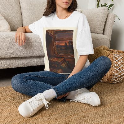 Night Train Textile — White view