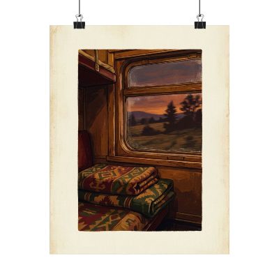 Night Train Textile — Poster — 11″ x 14″ view