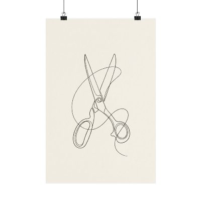 Shears & Thread — Poster — 12″ x 18″ view