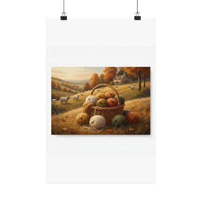 Sheep to Skein — Poster — 12″ x 18″ view