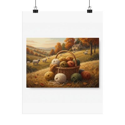Sheep to Skein — Poster — 11″ x 14″ view