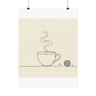 Tea & Yarn — Poster