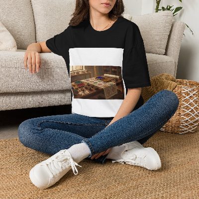 The Block Print Table — Black view