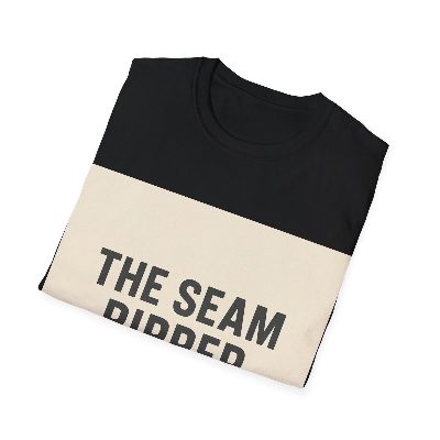 The Seam Ripper Is My Therapist — Black view