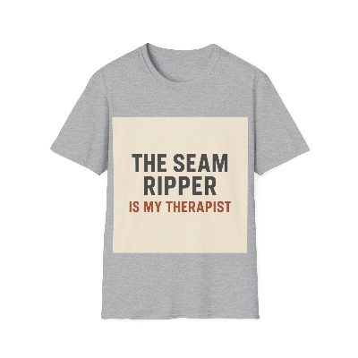 The Seam Ripper Is My Therapist — Sport Grey view