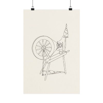 The Spinning Wheel — Poster — 12″ x 18″ view