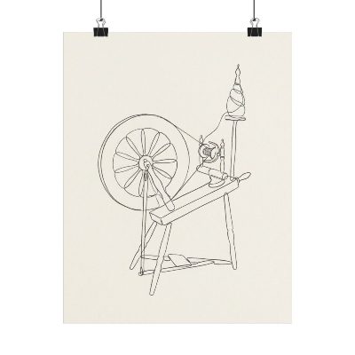 The Spinning Wheel — Poster — 11″ x 14″ view