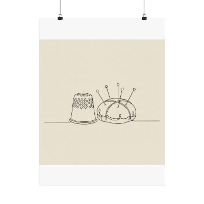 Thimble & Pins — Poster