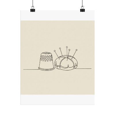 Thimble & Pins — Poster — 11″ x 14″ view