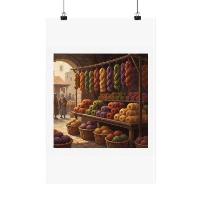 Wool Market — Poster — 12″ x 18″ view