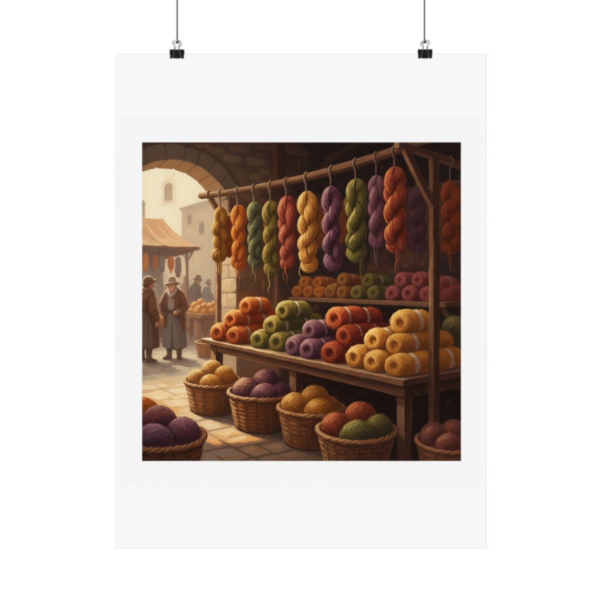 Wool Market — Poster